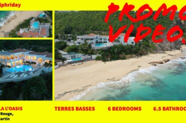 Luxury Beachfront Villa on Baie Rouge Beach in St. Martin