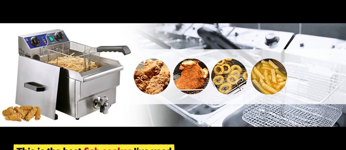 Consumer Review: Yescom Commercial Professional Electric 11.7L Deep Fryer Timer and Drain Stain...