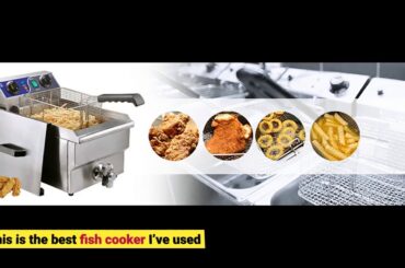 Consumer Review: Yescom Commercial Professional Electric 11.7L Deep Fryer Timer and Drain Stain...