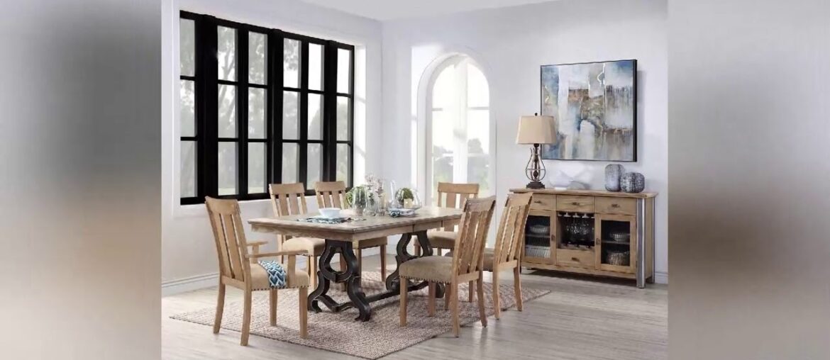 Top Dinning Table Set Furniture Kitchen Table Nathaniel Dining Table Maple home furniture
