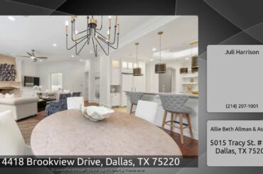 4418 Brookview Drive, Dallas, TX 75220