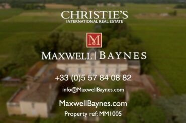 Chateau for sale near Bordeaux, France - needs renovation. Maxwell-Baynes MM1005