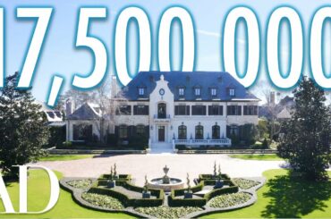 Inside A $17.5M Estate With A Go Kart Track & Bowling Alley | On The Market | Architectural Digest