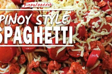 EASY WAY to cook a MEATY PINOY STYLE SPAGHETTI l Pinoy Food DXB
