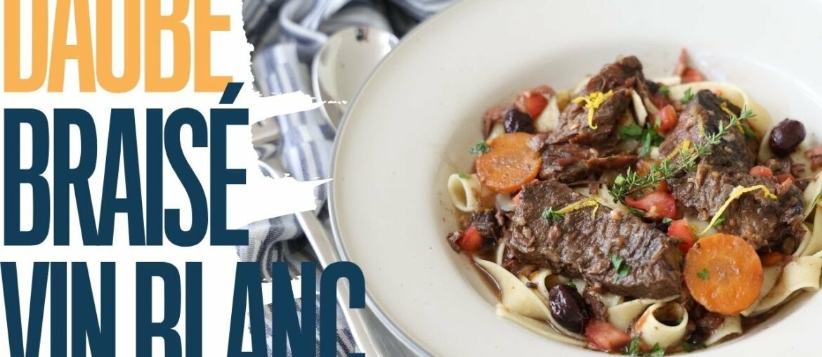 Provencal white wine beef daube (easy one pot recipe)