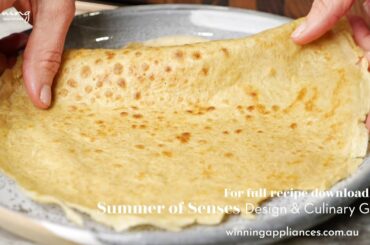 French Crepe Recipe & Healthy Eating Tips With The Healthy Chef Teresa Cutter