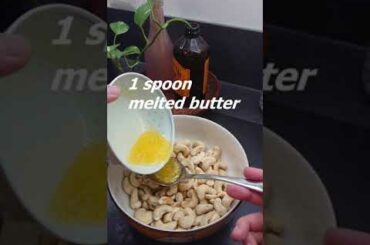 How to make roasted cashew nuts taste curry / hat dieu rang vi ca ri for beginer #shorts