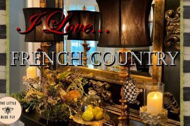 For the Love of French Country | Dining Kitchen Area Vignette | Decorating with Richness of Color!