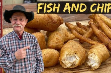 Beer Battered Fish and Chips | Crispy Fried Fish and French Fries