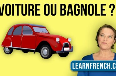 25 Common French Words and their Slang Equivalent