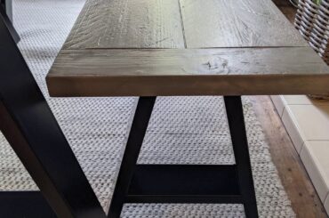 Rustic French Grey Bench