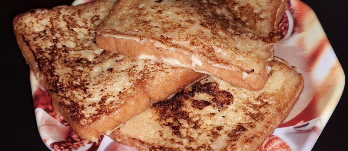 Snacks recipe//Egg toast// French toast..