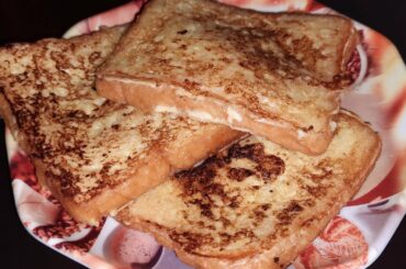 Snacks recipe//Egg toast// French toast..