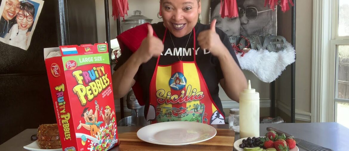 Fruity Pebbles French Toast