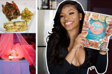 Valentine's Day at Home | DatesNIGHT SETUP , Music Playlist  &  3 Recipes! ft Kitchen ENVY Cookbook!