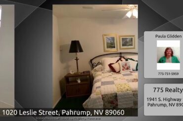 1020 Leslie Street, Pahrump, NV 89060
