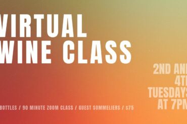 February/March Virtual Wine Class Promo Video