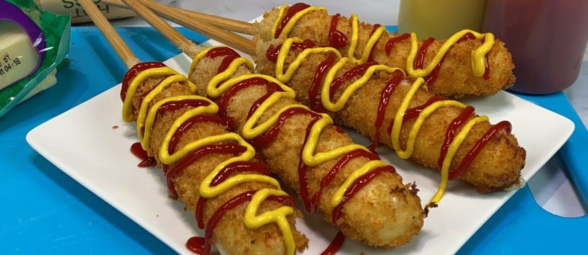 Korean Street Food Mozzarella Corndog