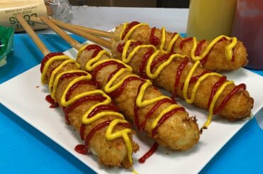 Korean Street Food Mozzarella Corndog