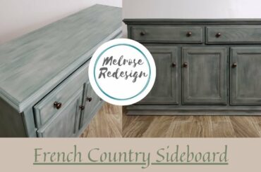 French Country Sideboard/Buffet/Hand Painted/Melrose Redesign