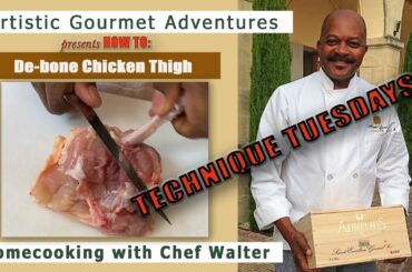 How To Debone Chicken Thigh Technique