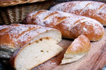 CRUSTY BAGUETTE BREAD | FRENCH BAGUETTE BREAD RECIPE