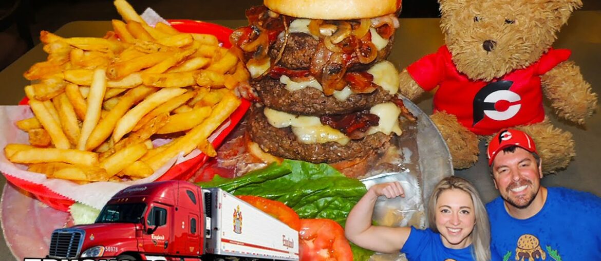 Dottie's Truck Stop Triple Burger Challenge!!