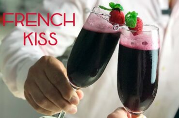 FRENCH KISS COCKTAIL || A Valentine's Day Cocktail Recipe!
