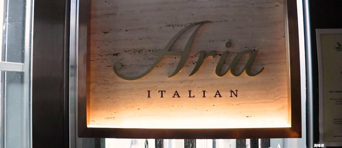 Aria gives diners get an exhilarating East-meets-West dining experience at Italian restaurant