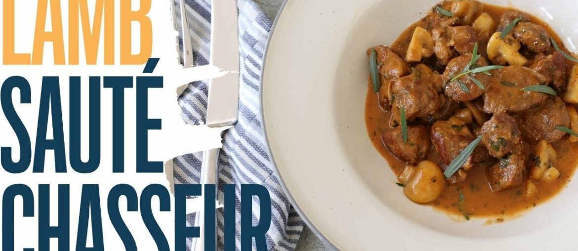 Sauté lamb chasseur (using a professional copper pan) | Plus copper cleaning trick Sauté lamb chasseur (using a professional copper pan) | Plus copper cleaning trick