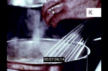 1960s Paris, Restaurant Kitchen, Fine Dining, 16mm