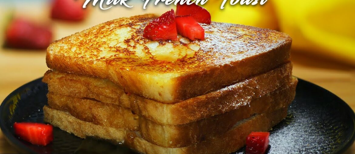 Milk French Toast Recipe | Vegetarian French Toast Recipe | Eggless French Toast Recipe | Breakfast Milk French Toast Recipe | Vegetarian French Toast Recipe | Eggless French Toast Recipe | Breakfast