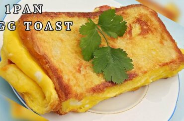 One Pan Egg Toast|French Toast Omelette|Best Breakfast Recipe|Roshni Cooking