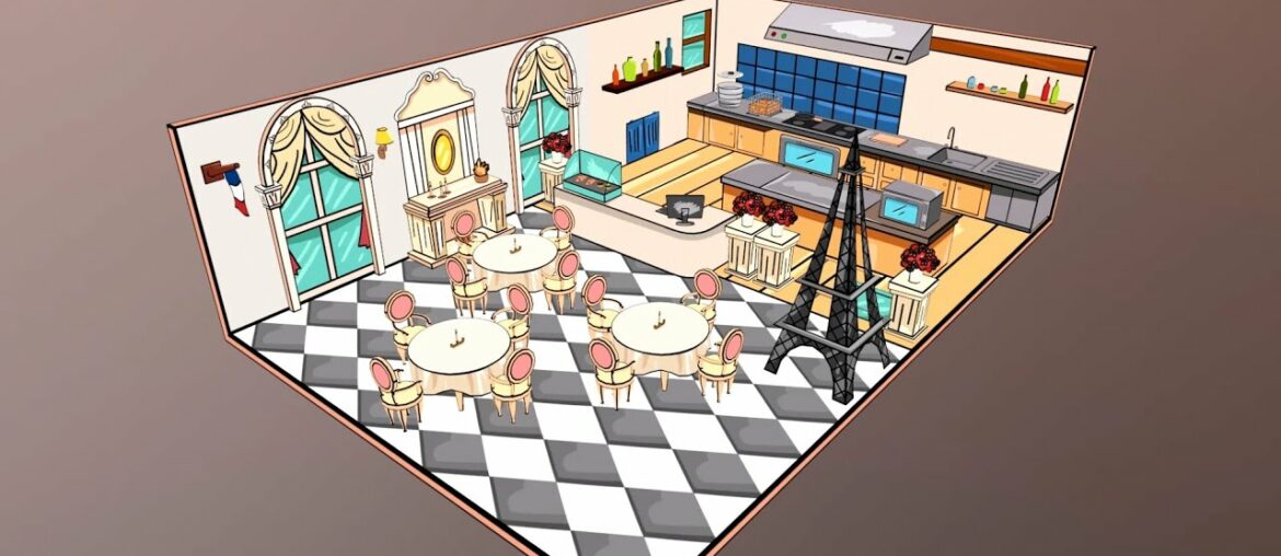 French Themed Restaurant