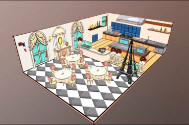 French Themed Restaurant