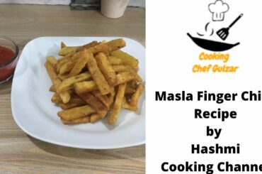 Masala French Fries Recipe - Crispy Potato Finger Chips - Tea Time Recipe -by hashmi cooking channel