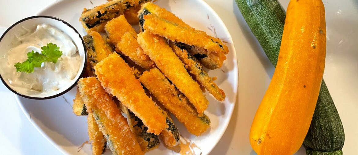 Zucchini french fries | Low Carb French Fries | Keto Recipe french fries | Super crispy & delicious