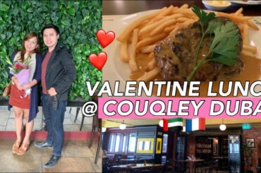 VALENTINE LUNCH @ Couqley Dubai - French Restaurant in Jumeirah Lake Towers JLT