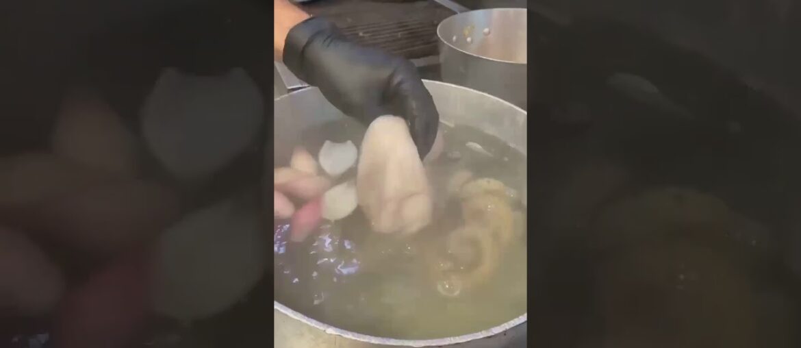 Balado grilled octopus with french fries