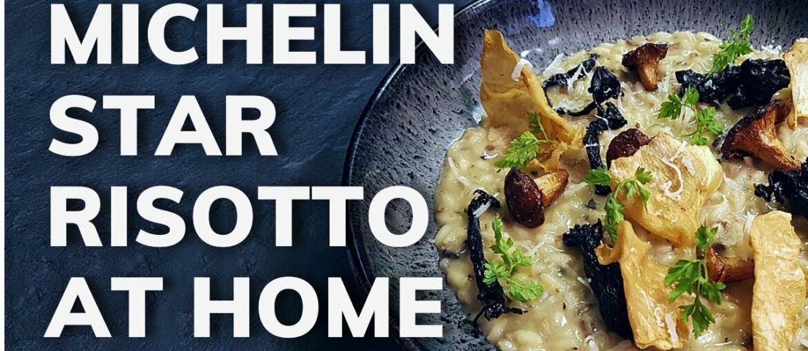 How to cook MICHELIN STAR RISOTTO at home (Fine Dining Cooking Ideas)