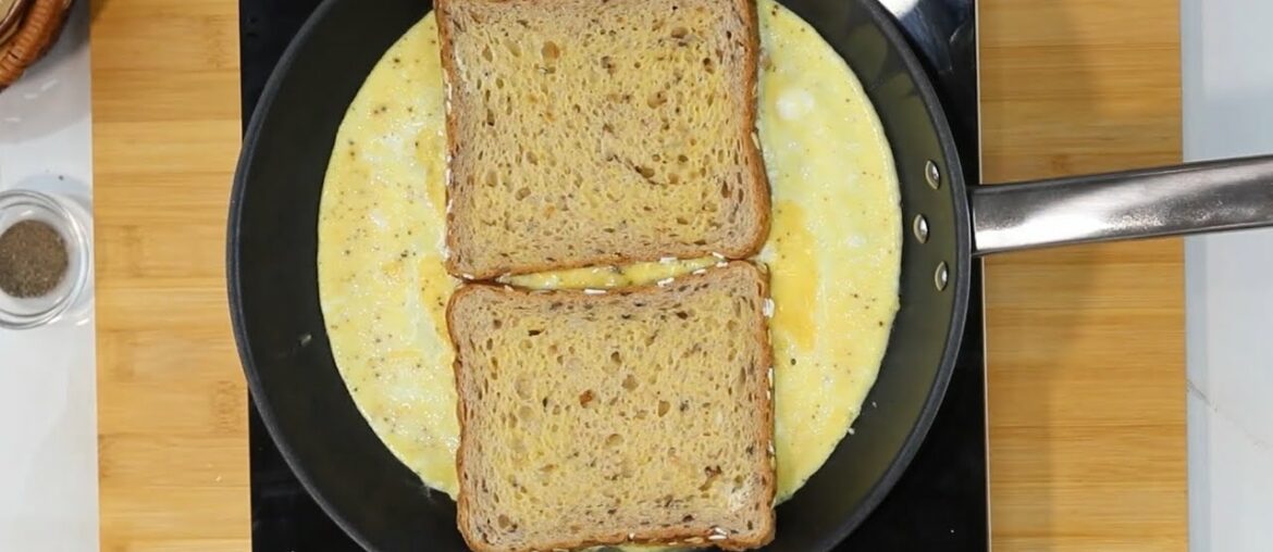 ONE PAN FRENCH TOAST OMELETTE SANDWICH HACK RECIPE | TIKTOK TREND (Easy Quarantine Recipe) ONE PAN FRENCH TOAST OMELETTE SANDWICH HACK RECIPE | TIKTOK TREND (Easy Quarantine Recipe)