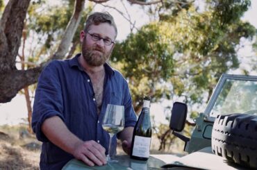 A Bottle of Champagne Guiborat Prisme.14 at Hersey Vineyard with Friends.