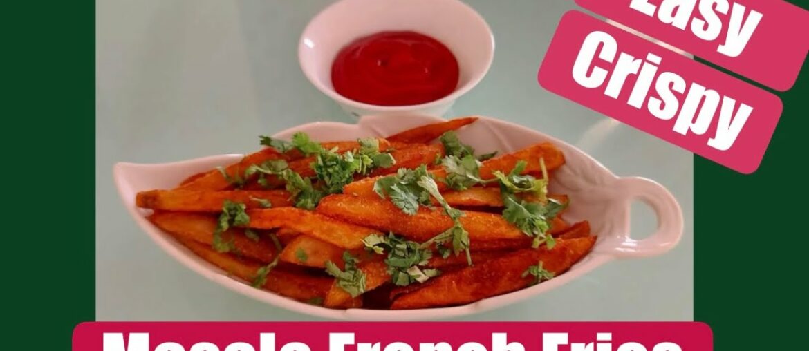 Crispy Masala French Fries Recipe//Crispy Potato Finger Chips//Easy Crispy French Fries