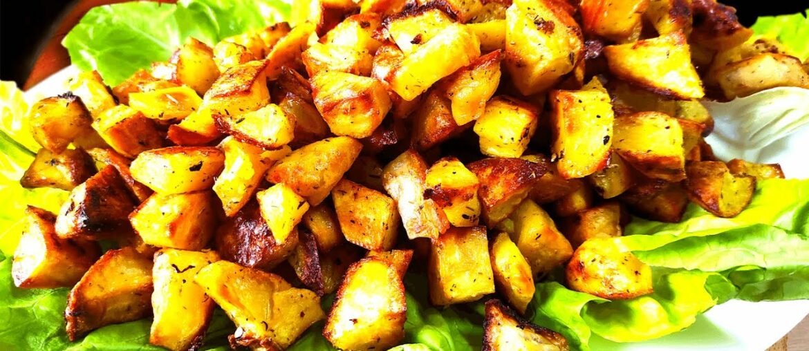 WOW! CRISPY roasted POTATOES (easy oven-roasted potatoes recipe) WOW! CRISPY roasted POTATOES (easy oven-roasted potatoes recipe)