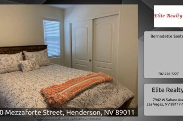 350 Mezzaforte Street, Henderson, NV 89011