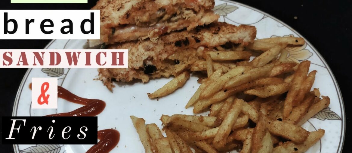 SANDWICH AND FRIES ASMR | SANDWICH AND FRENCH FRIES | SANDWICH AND WAFFLE FRIES