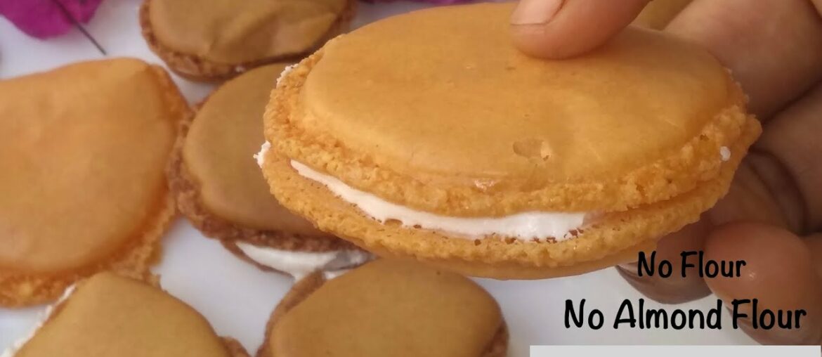 French Macarons- Without Almond Flour Recipe | My No Fail Macarons Recipe- Crunchy & Creamy