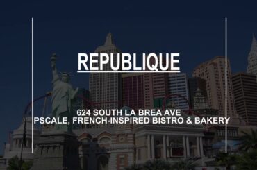 Best Restaurant in Los Angeles