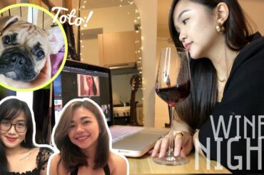 Dog sitting + Wine with friends | Arielle Hernandez