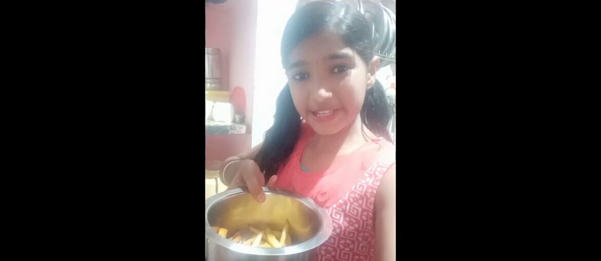 French fries recipe**Anu Harsha cooking and vlogs
